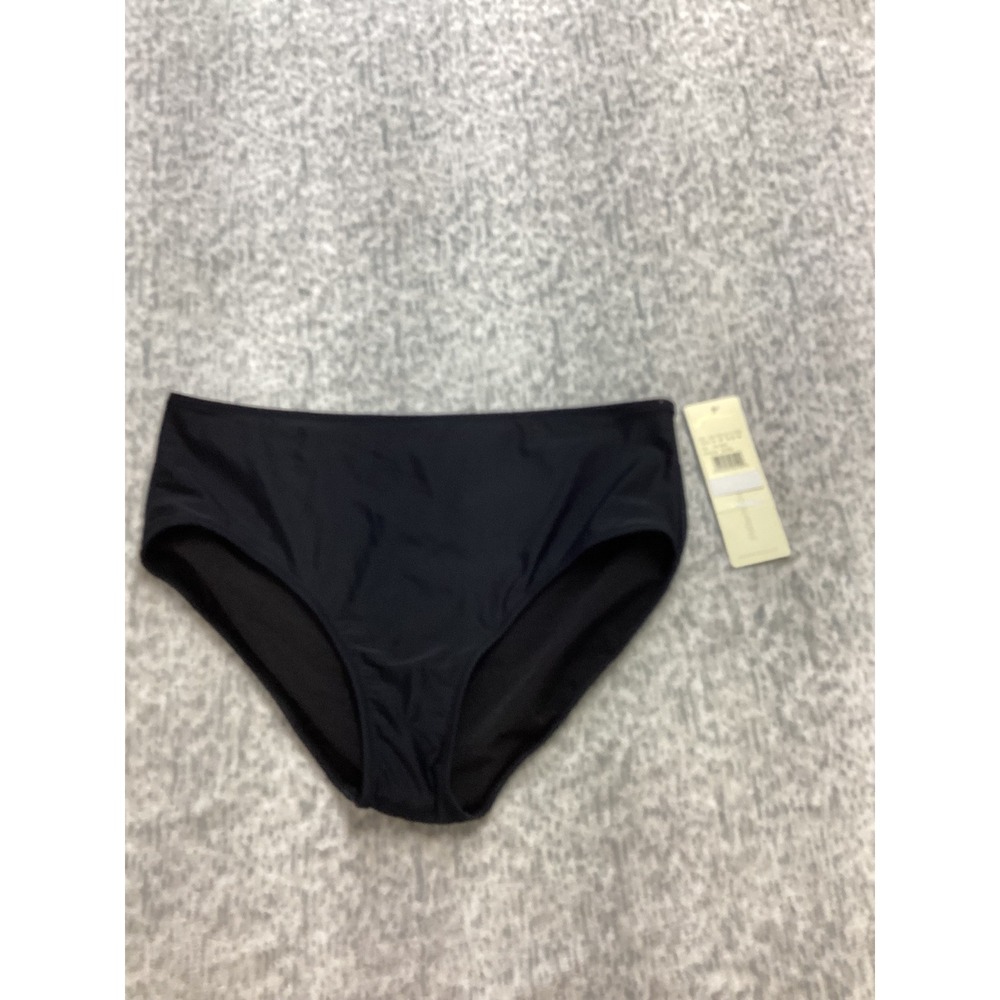 Profile by Gottex Black High Waisted Bikini Bottom CL1P02 Mens Size 14